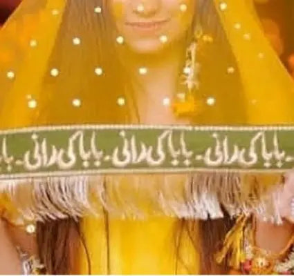 Baba Ki Rani Bridal Dupatta - Traditional Embroidered Fancy Net Dupatta for Weddings, Mehndi, and Nikah Events