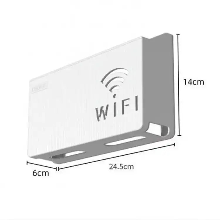 Wall-Mounted WiFi Router Box - Organize Wires (Black/White/Gray)