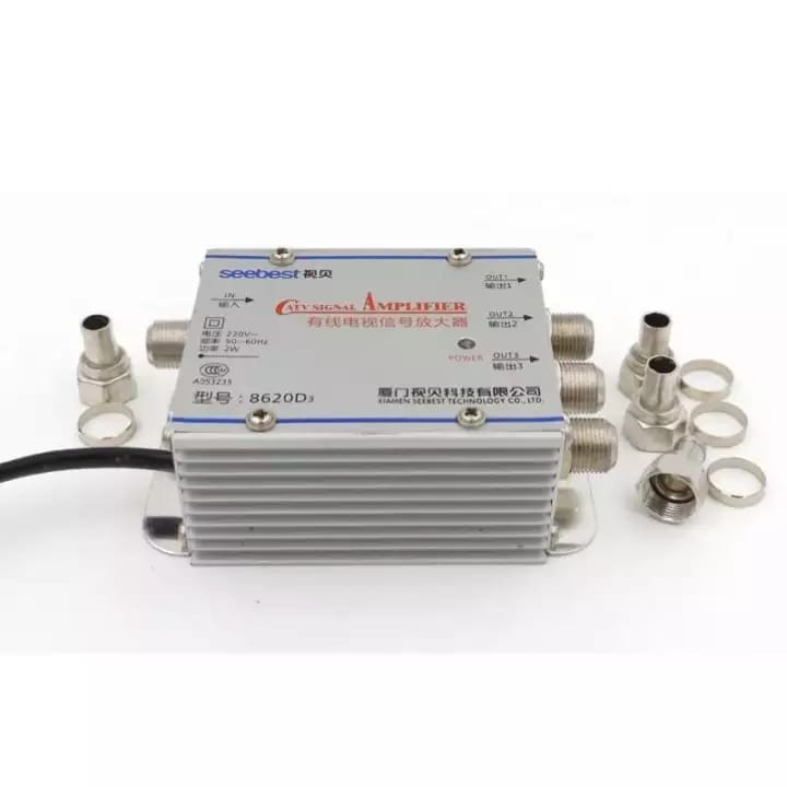 3 Way 4 6 8 way Tv Signal amp Amplifier 3 in 1 Tv Channel Cleaner