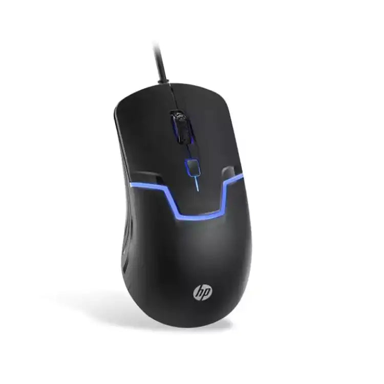 HP M100 High Performance Optical Gaming Mouse With 7 Colours Rainbow LED | Computer Mouse Notebook Mouse Laptop Mouse USB Mouse Wired Mouse Office Mouse PC Mouse Home Game 3 Buttons