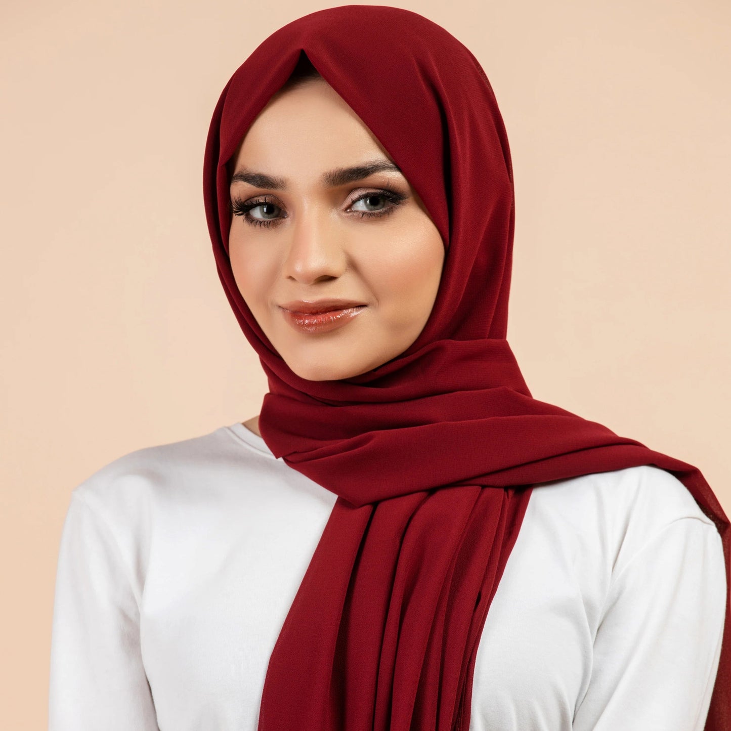 Self Textured Premium Quality Turkish Plain Hijab Scarfs Muslim Wear
