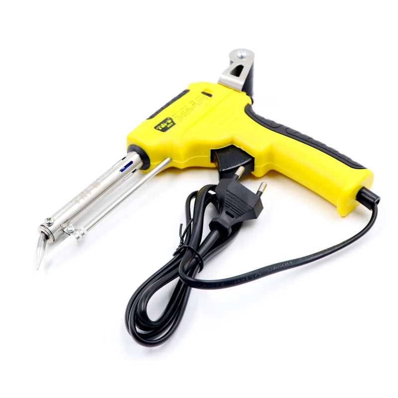 External Heating Send Tin Soldering Machine with Automatic Solder Feed Tin Handheld External Heating with Removable Rack EU Plug 220V Feeder Machine