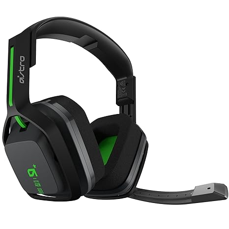 ASTRO Gaming A20 Wireless Headset for Xbox One, PC & Mac – Black/Green (Gen 1) Wireless Gaming Headset -Box Open
