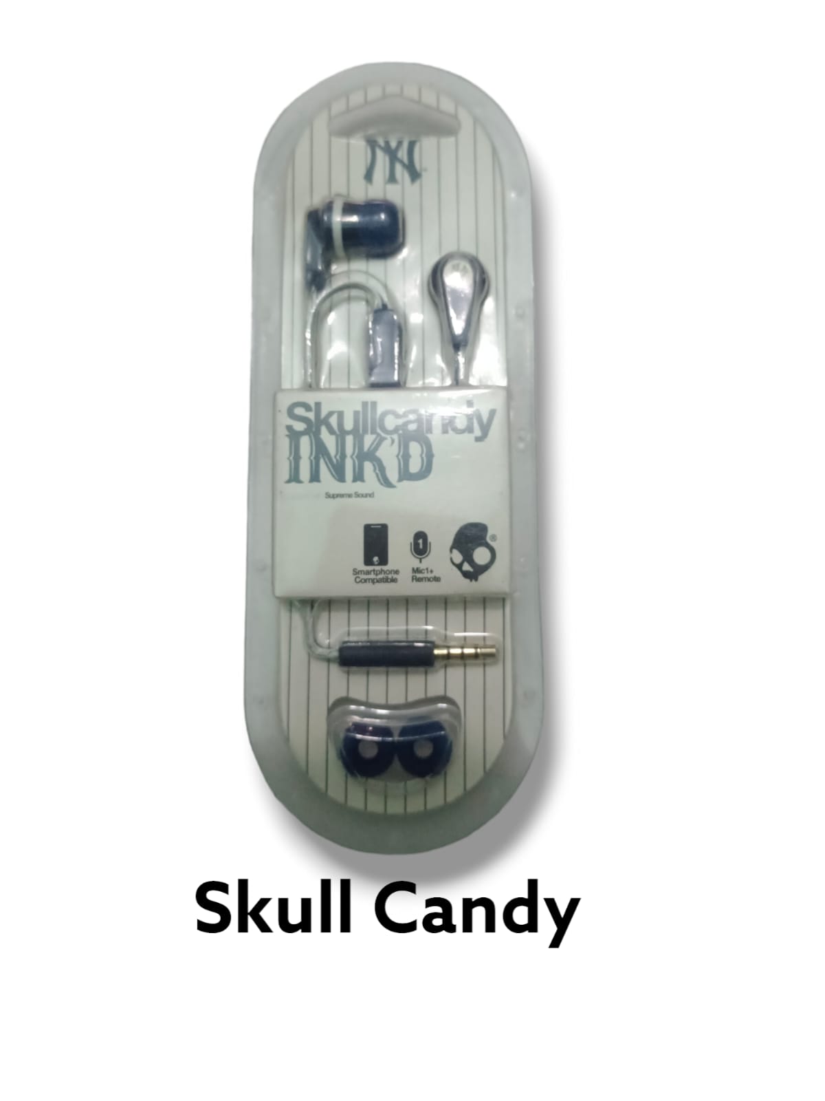 100% Original Skull Candy Handsfree Skullcandy jib Ink’d Wired 3.5mm Earphones Skullcandy Ink'd+ Wired In-Ear Earbuds With Mic