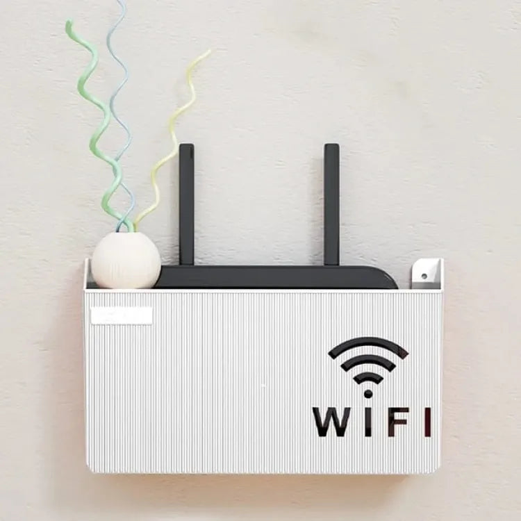Wall-Mounted WiFi Router Box - Organize Wires (Black/White/Gray)