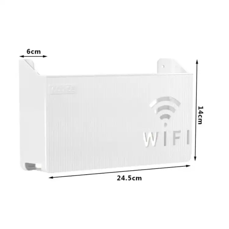 Wall-Mounted WiFi Router Box - Organize Wires (Black/White/Gray)