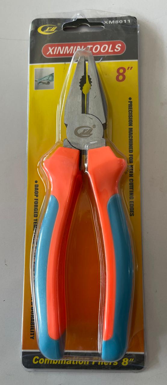 Superr Combination Plier/plas , High Quality , 8 inches Durable For Hardware Tools, kit , For tighten Screws Fasteners and Wires Cutting