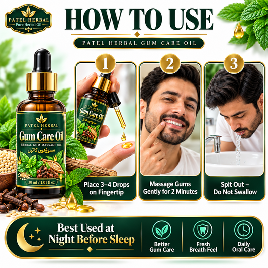 Patel Herbal Gum Care Oil (Masoron Ka Tel) –