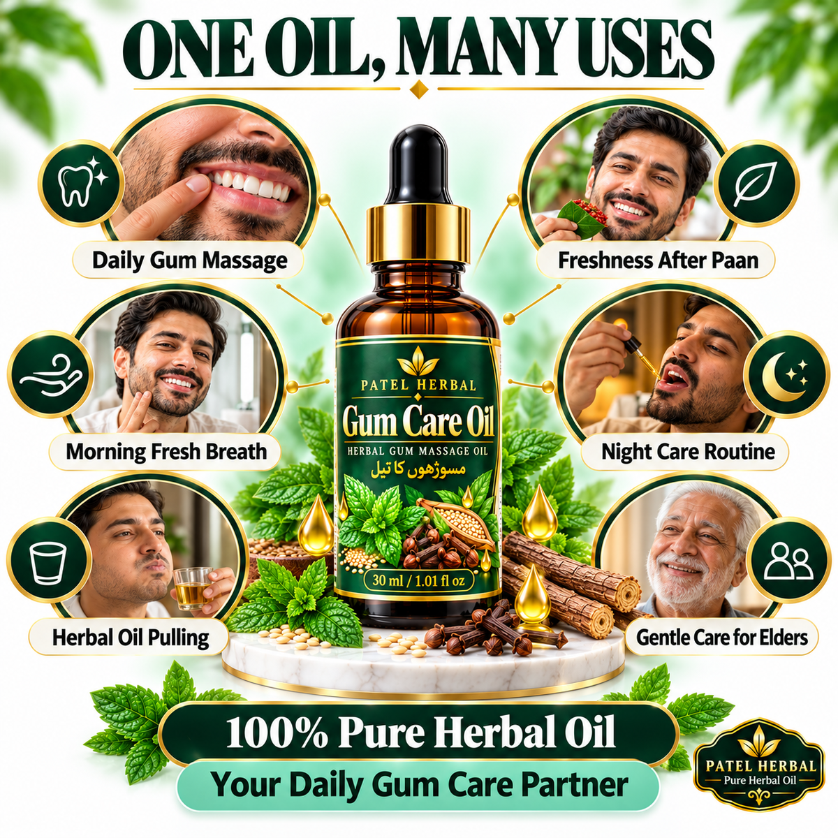 Patel Herbal Gum Care Oil (Masoron Ka Tel) –