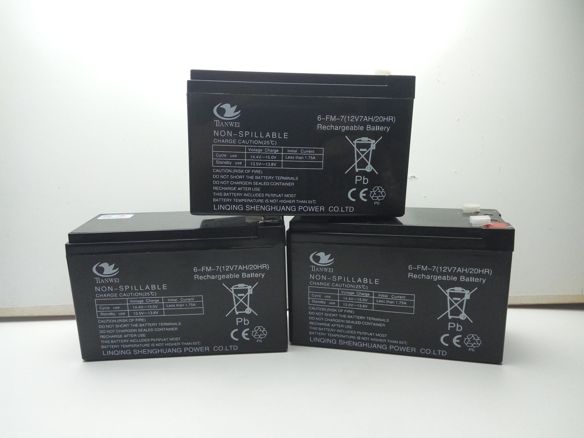 12V Rechargeable Sealed Lead Acid Battery 1.3AH / 2.3AH / 2.6AH / 5AH / 7AH / 12AH for Electric Scooters, Alarms, Auto Gates, CCTV & More