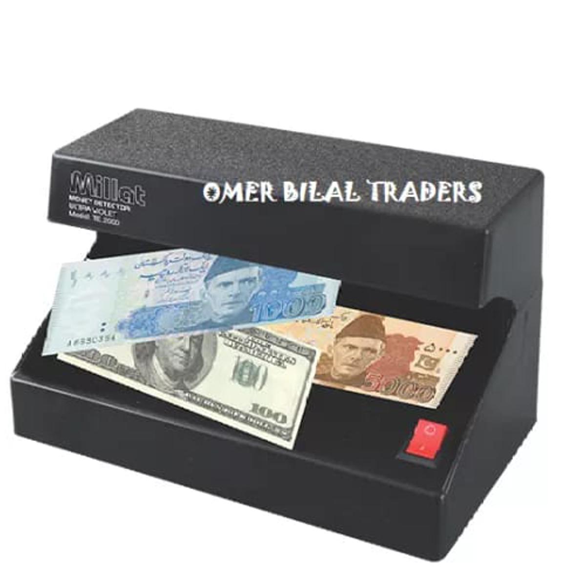 Millat UV Note Checker, Money Detector, Currency_checker Machine, Fake_Currency_Checker Machine Device, Currency_Machine, Note Checking Machine Money Detector Device, Money Cash Check Operating Electronic Device