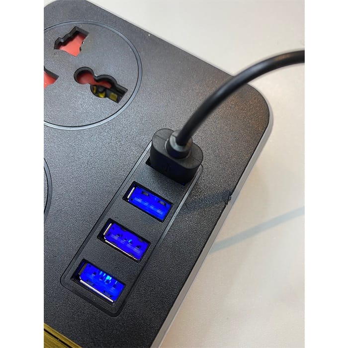 4 USB Port 3 Universal Power Strip Extension Plug Power Socket Electric Sockets Elektrik Soket Extension Cords