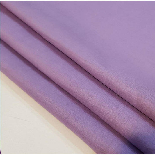 Light Purple Color Bareeza Lawn Cotton for Trouser or Shirts For Women -UnStitched Suits 2.5 Meter Color Premium Quality Durable Fabric Reasonable Stylish Look 1 Piece Only (2.5 Yards)