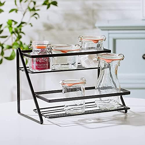 Spice Rack Shelf | Kitchen Accessories Organizer | Multi-Tier Spice Storage Stand