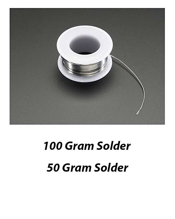 100 Gram - Soldering Wire Roll - Silver 50Gram 0.8mm