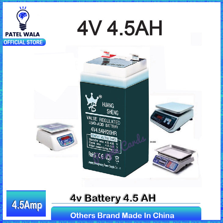 Rechargeable Battery 4V 4.5AH / 4V 4.5AH Sealed Lead Acid Rechargeable Battery / Battery Digital Scale