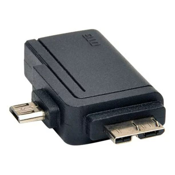 Tripp Lite 2-in-1 OTG Adapter, USB 3.0 Micro B Male and USB 2.0 Micro B to USB A