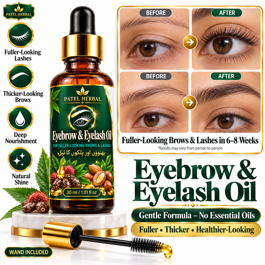 Patel Herbal Eyebrow & Eyelash Oil – 30ml