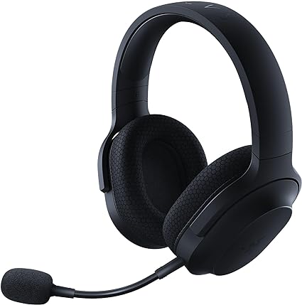 Razer Barracuda X Wireless Gaming & Mobile Headset (PC, Playstation, Switch, Android, iOS): 2.4GHz Wireless + Bluetooth - Lightweight - 40mm Drivers - Detachable Mic - 50 Hr Battery - Black