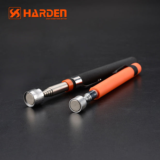 Harden Telescopic Magnetic Pickup Tool - Pen Type Handle with Pocket Clip 135-640MM (660246) | Extendable Magnetic Grabber for Small Metal