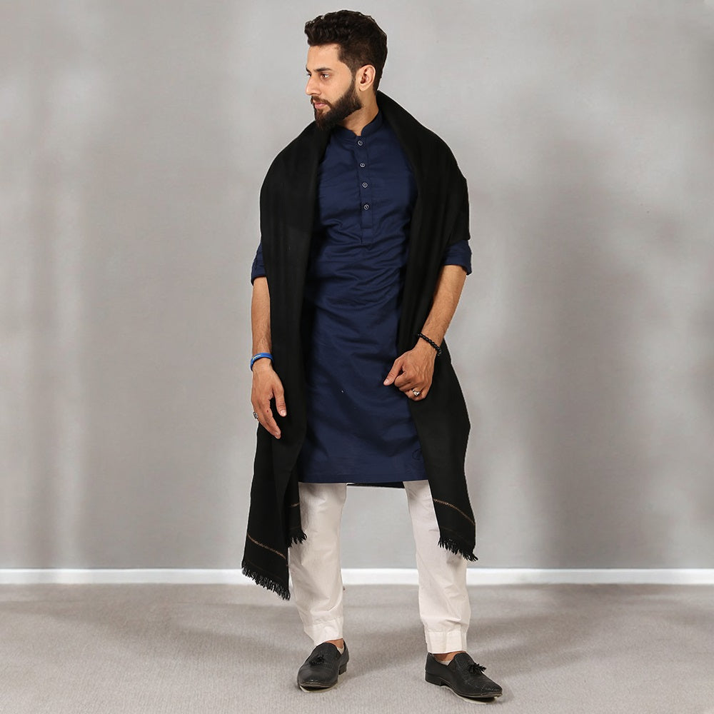 Men's Pure Soft & Light Pashmina Kashmiri Shawl