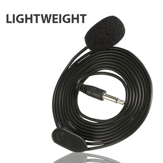 3.5mm Mini Microphone Mic Hands Free Clip For PC Laptop Loudspeaker High Sensitivty Anti-Interference