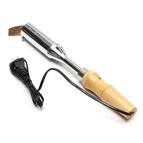 220V Ac 45W Watt Electric Soldering Iron Wood Handle Iron