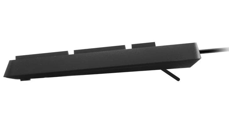 X9 Performance Wired Keyboard - Ultra Slim Full Size Ergonomic Computer Keyboard - Basic USB Keyboard for PC Desktop, Laptop with 5ft Corded Wire, 104 Quiet Keys, 14 Shortcuts, and Kickstand PATELWALA