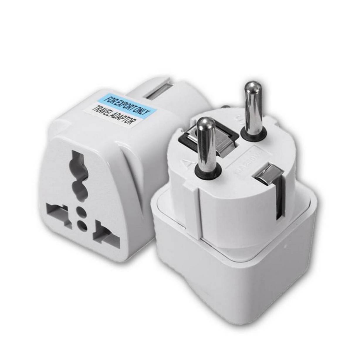 2 PCS Universal EU South Korea Plug Adapter Converter US AU UK To European KR AC Travel Power Electrical Socket Outlets Wholesale