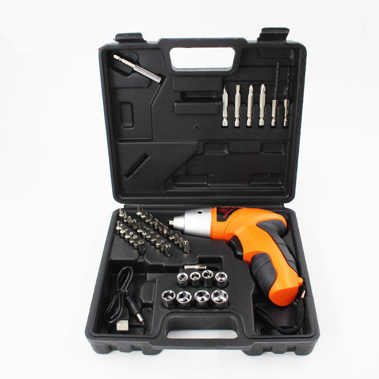 Battery Cordless Screwdriver Set Hand Tool Set