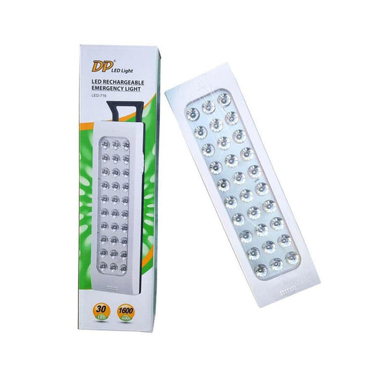 DP LED-716 - Portable Rechargeable Emergency Light - White 30 LED