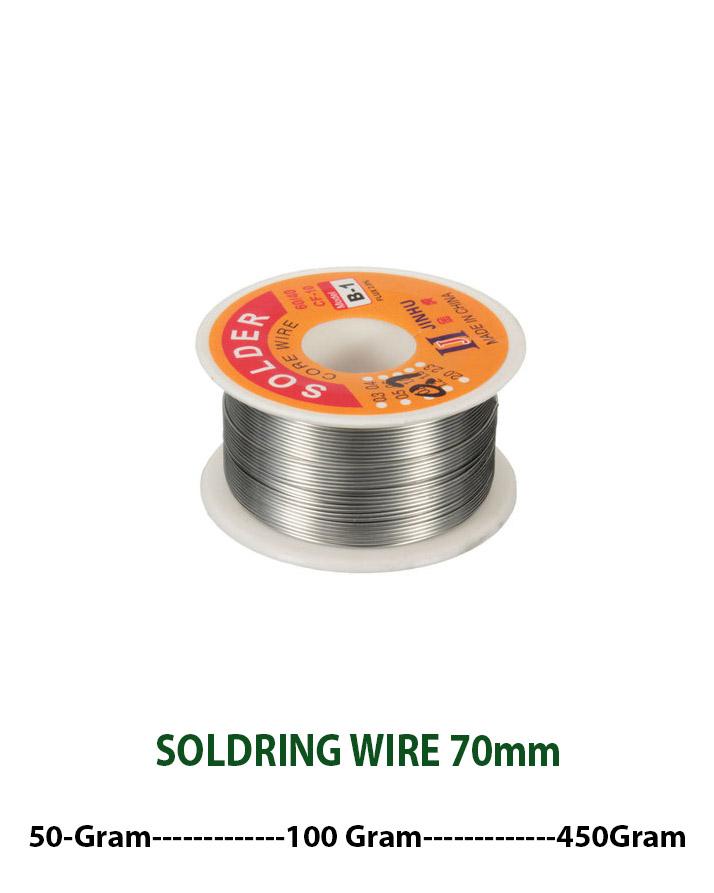 100 Gram - Soldering Wire Roll - Silver 50Gram 0.8mm