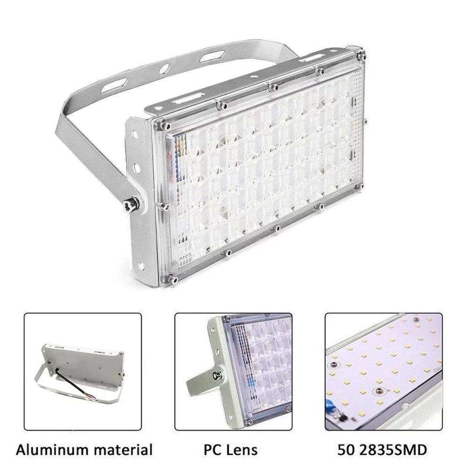 Aluminum 50 LED Flood Light Waterproof Outdoor Garden Landscape Lamp 220V 50W