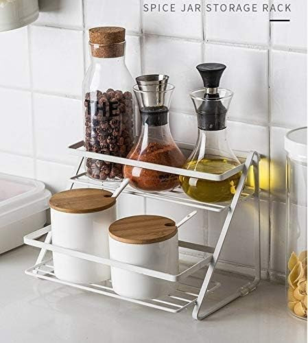 Spice Rack Shelf | Kitchen Accessories Organizer | Multi-Tier Spice Storage Stand