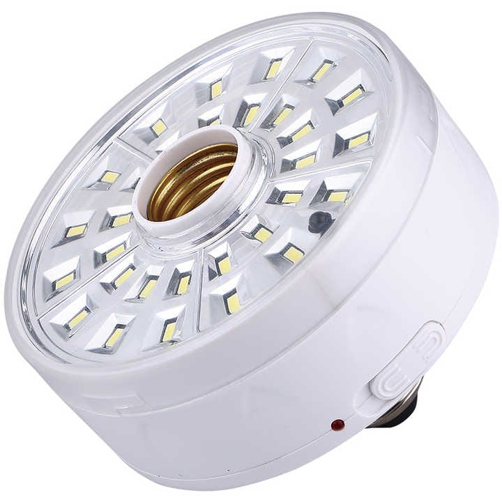 DP 30 LEDs Rechargeable Bulb With Remote B22 (Pin Base) & E27 (chori base) your choice for varition