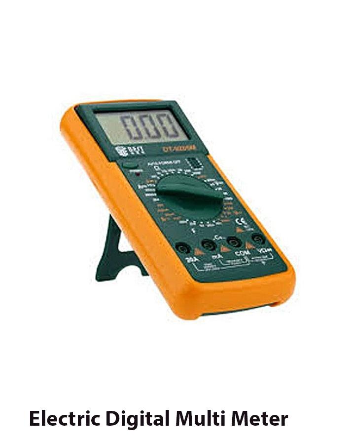 Electric Digital Multi Meter New Digital Multimeter  Volt Meter Ammeter Ohmmeter Yellow Tester Yellow