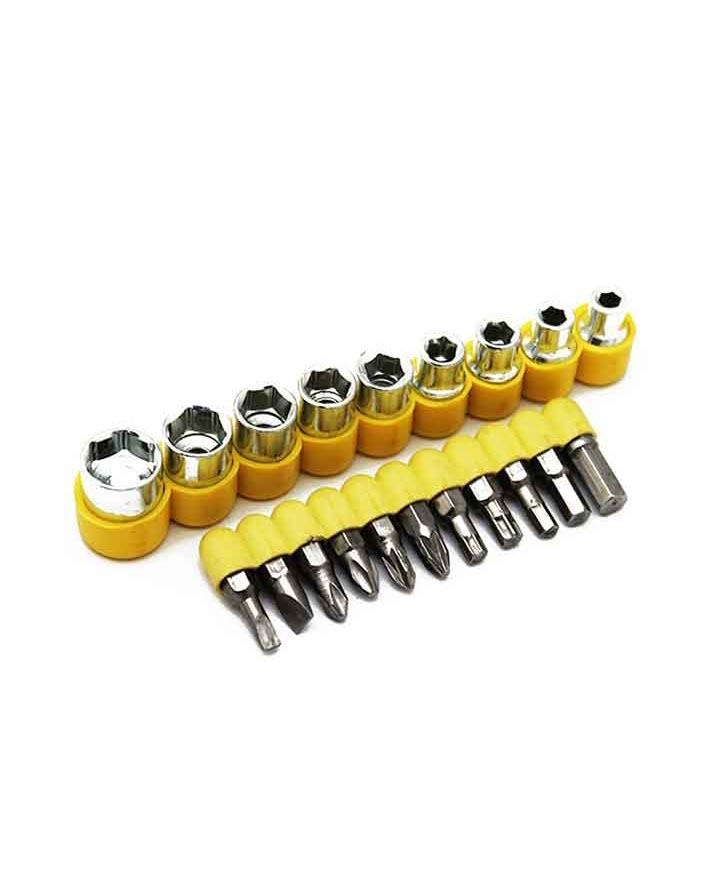 Socket And Bits Tools Set - 24 Pcs