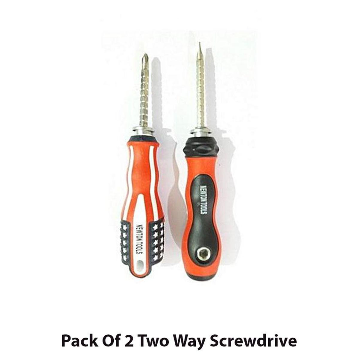 Pack Of 2 Two Way Screwdriver