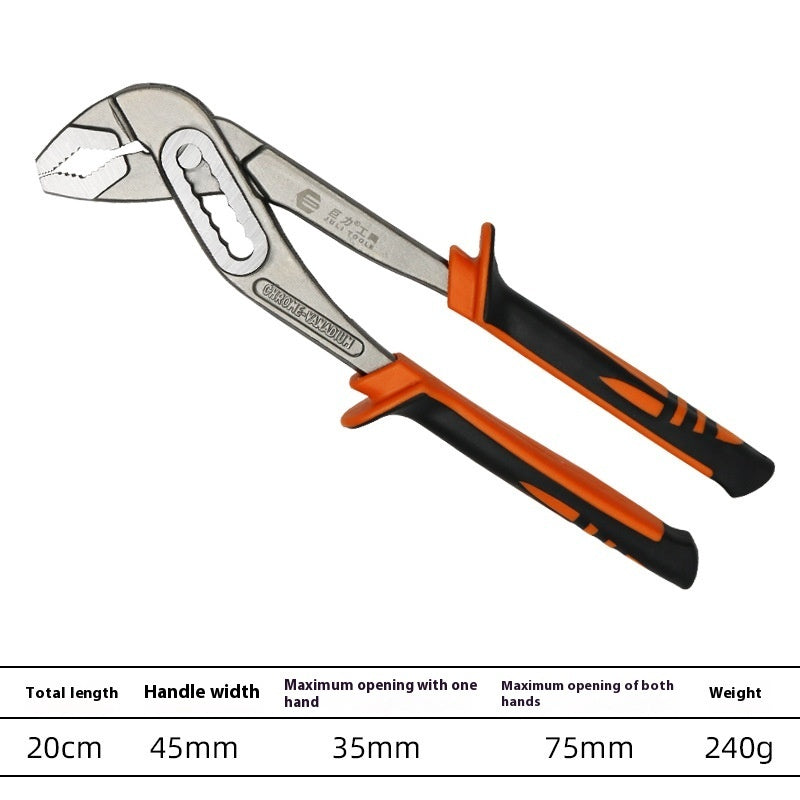 Household Multi-functional Adjustable Water Pipe Pliers