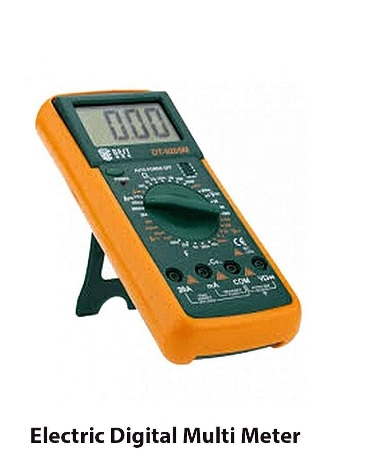 Electric Digital Multi Meter New Digital Multimeter  Volt Meter Ammeter Ohmmeter Yellow Tester Yellow