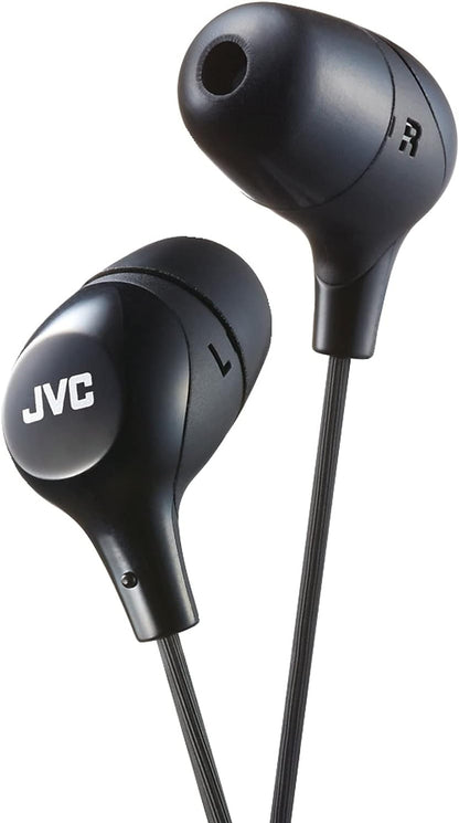 Original JVC Gumy & Marshmallow Earbuds | No Mic | Deep Bass | Soft Fit | Tangle-Free | Used/Open Box