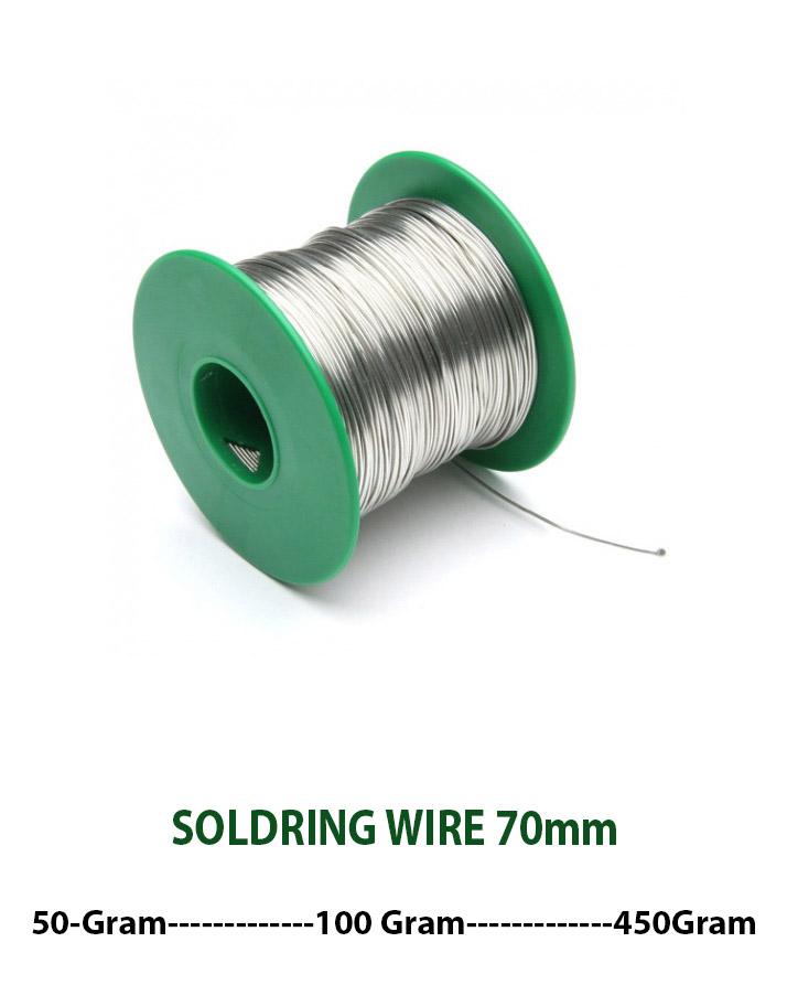 100 Gram - Soldering Wire Roll - Silver 50Gram 0.8mm