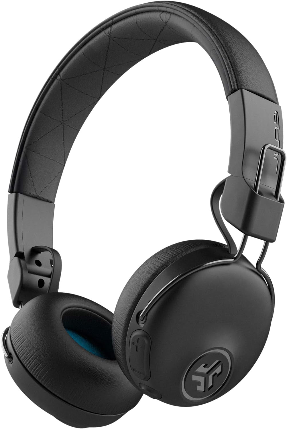 JLab Studio ANC On-Ear Wireless Headphones  Black  34+ Hour Bluetooth 5 Playtime 28+ Hour with Active Noise Cancellation EQ3 Custom Sound Ultra-Plush Faux Leather & Cloud Foam Cushions For Gamming PUBG ~ Smart Shopping & Co