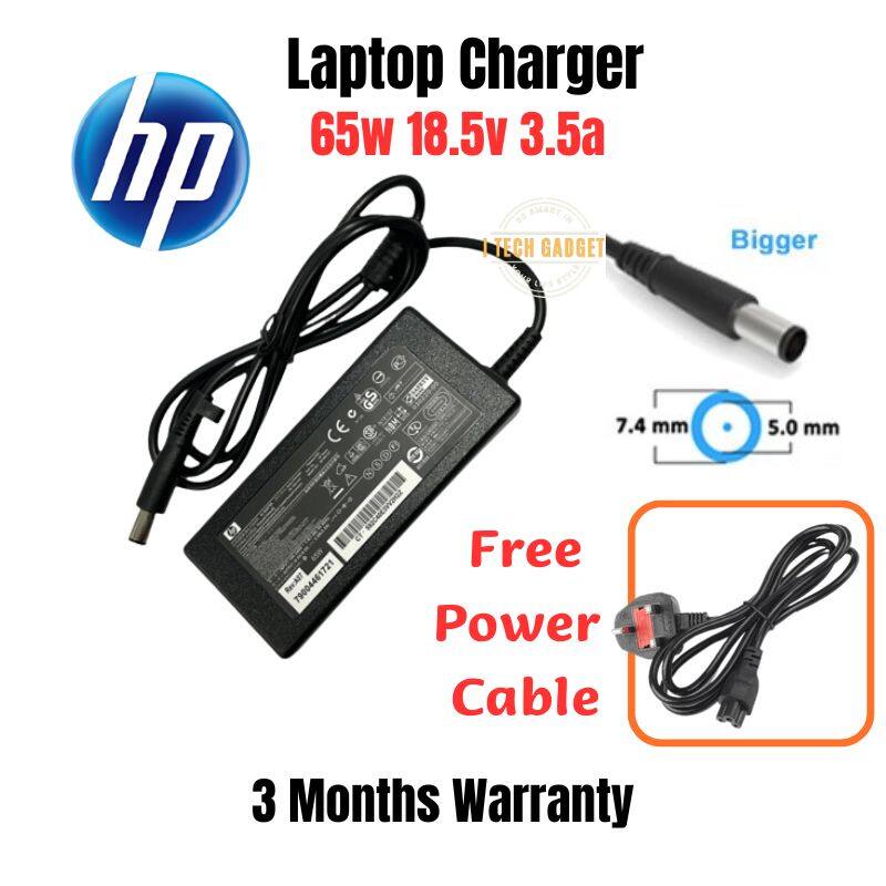 New HP Laptop Charger HP Compaq G4 CQ20 CQ35 CQ40 CQ41 CQ42 CQ43 CQ45 HP ELITEBOOK 740 745 820 830 840 850 G1 G2 90w 65w Box Pack CHarger