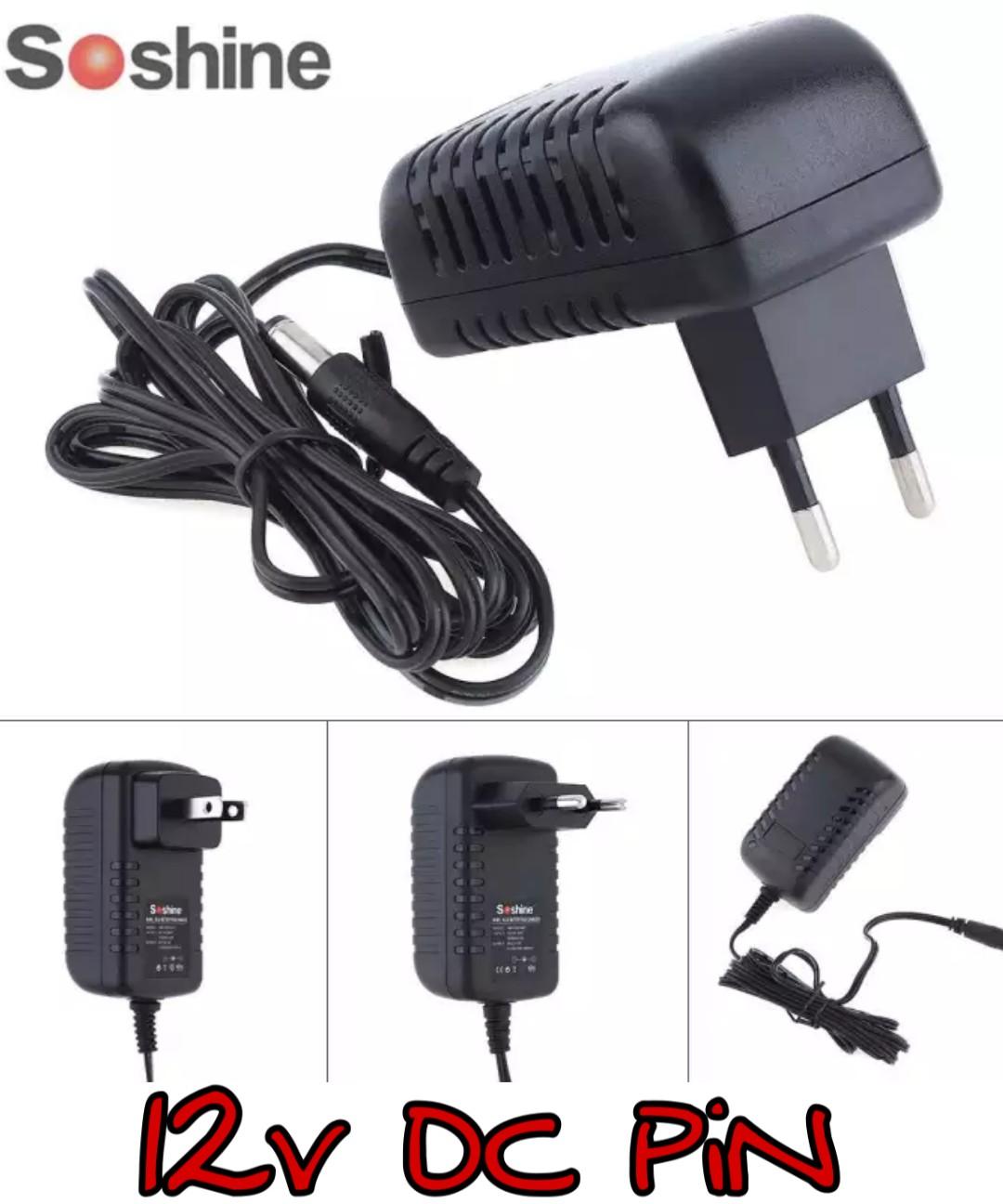 Soshine AC 100-240V 0.2A US / EU Plug DC 2.4-12V Power Supply Universal Travel 2.1 Power Adapter