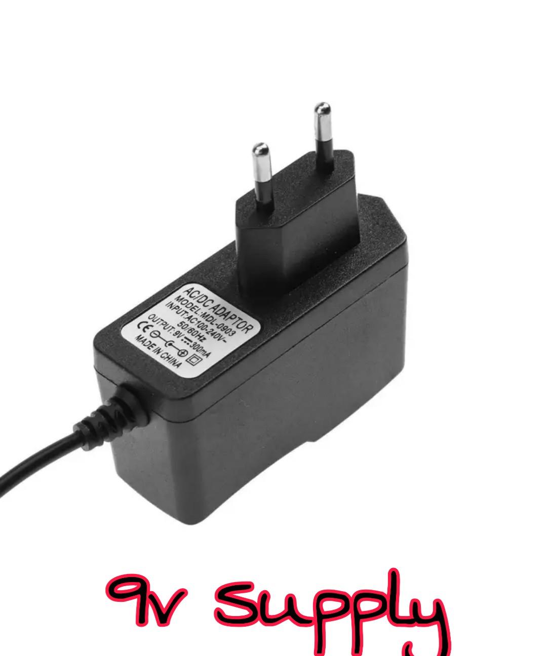 9V 300mA 100V-240V AC to DC Power Supply Adapter Converter 5.5*2.5-2.1mm Tp link Tenda Mt Link mercusy