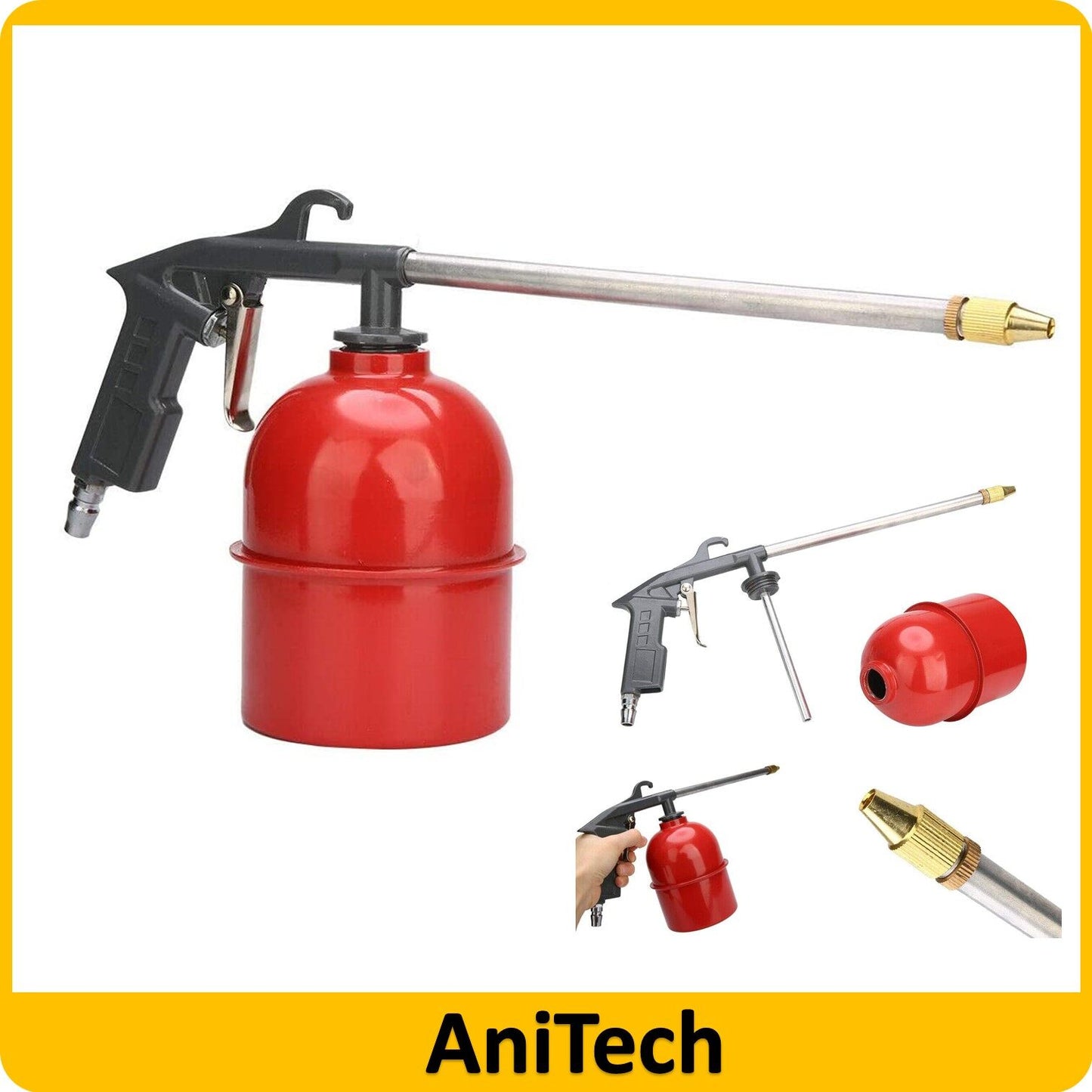 Car Engine High Pressure Cleaning Gun Cleaner Solvent Air Sprayer Washer Auto Degreasing Siphon Tool Car Cleaning Washing Gun