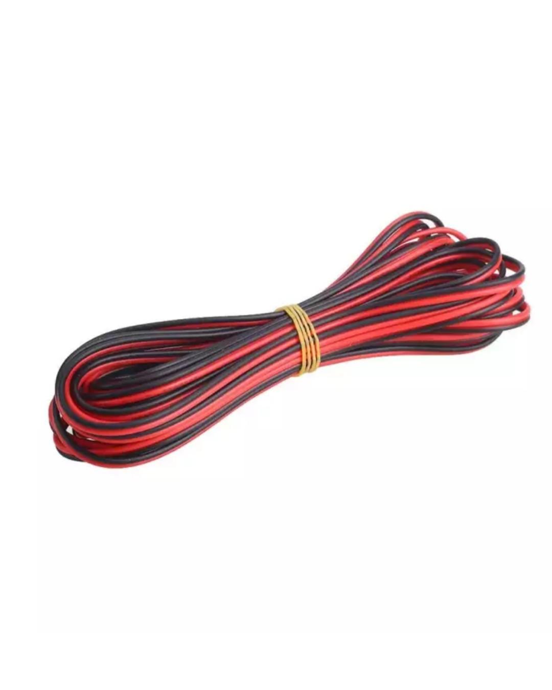 Extended Electric Lead Audio Cable Durable 0.5mm 5m 10M 100m Red Black Cord Connector Electric Cable Car Speaker Indoor Appliance