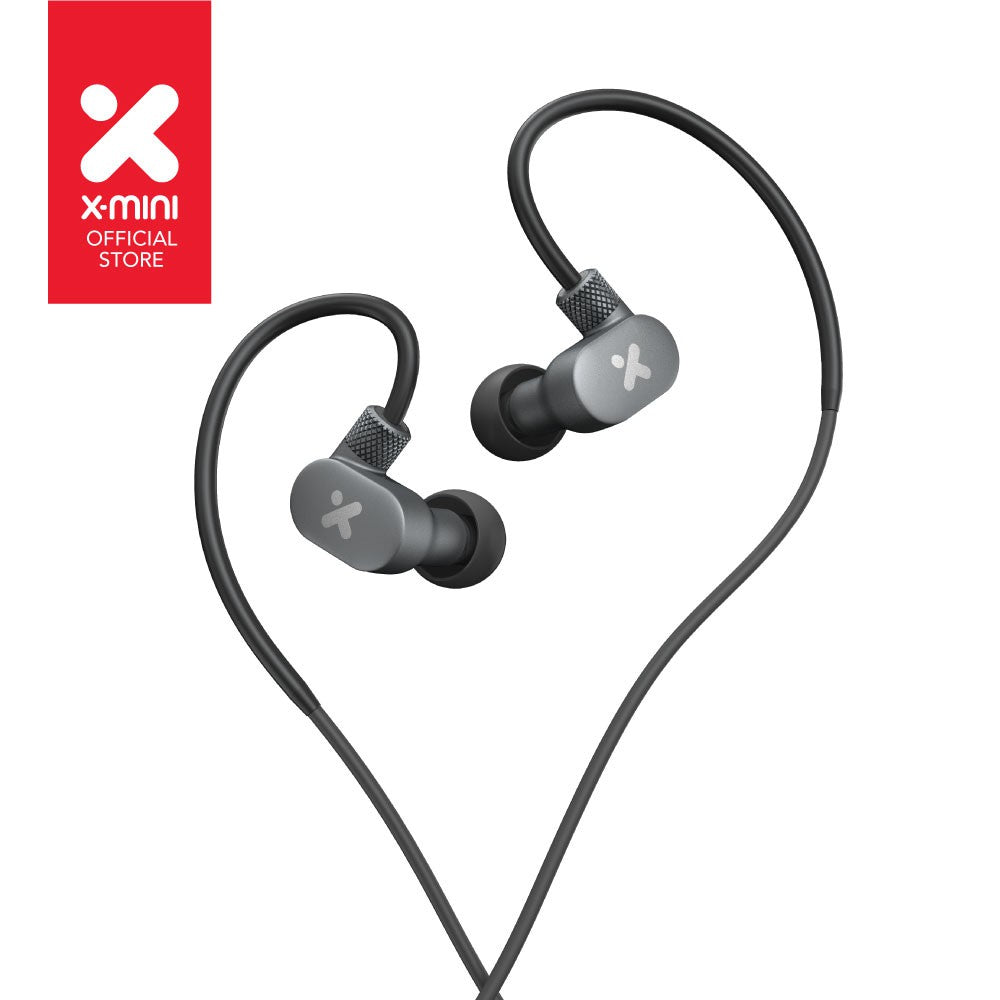 X-mini Xtlas+ Hi-Res Wired In-Ear Headphones (Comfort Fit, Enhanced Sound, Tangle Resistant Cable, Compatible with iOS and Android) Handfree High Quality Clear Sound Universal Wired Earphone Bass Stereo In-ear HD Sound Handsfree With Mic for Pubg Gaming