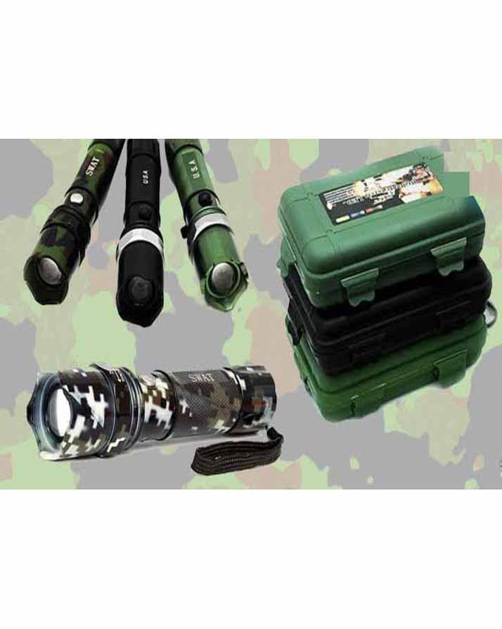 Commando LED Flashlight & Storage Box